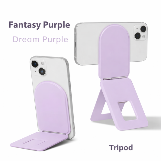 Multifunctional Leather Selfie Phone Stand