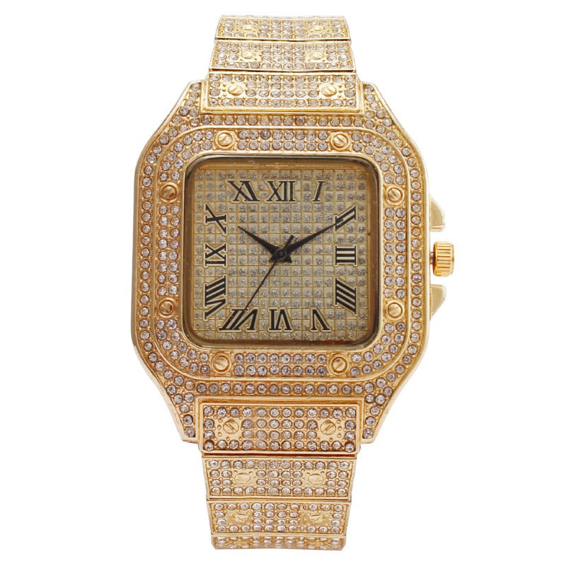 Square Diamond Gradient Watch