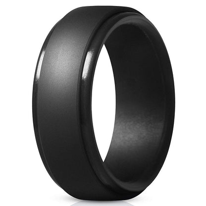 Curved Silicone Unisex Ring - Multiple Colors
