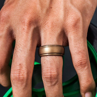 Curved Silicone Unisex Ring - Multiple Colors