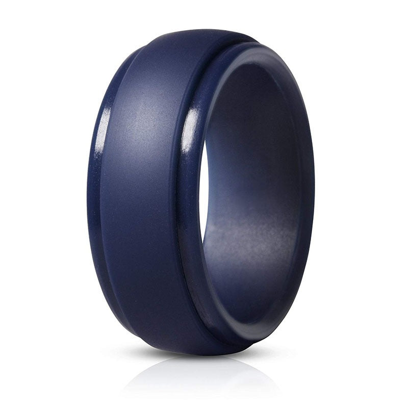 Curved Silicone Unisex Ring - Multiple Colors