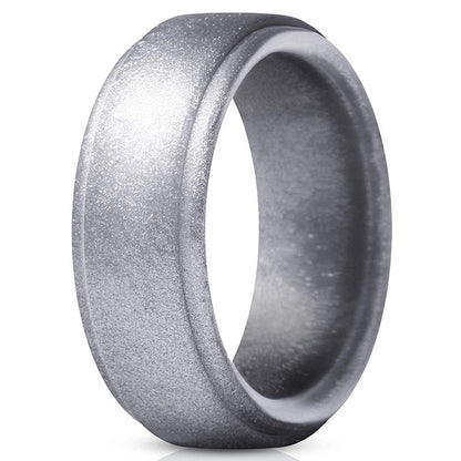 Curved Silicone Unisex Ring - Multiple Colors