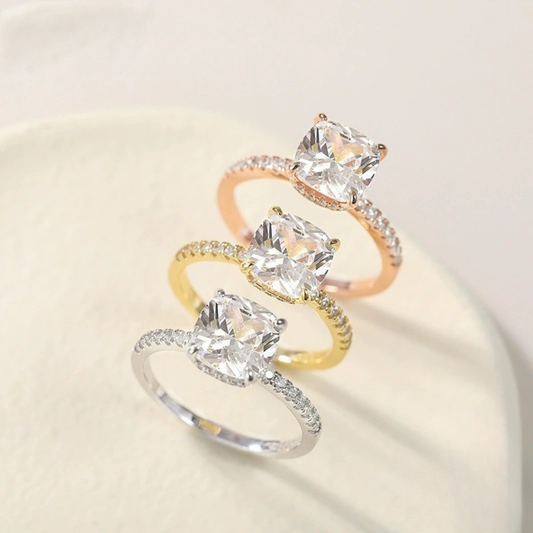 925 Sterling Silver Engagement Ring