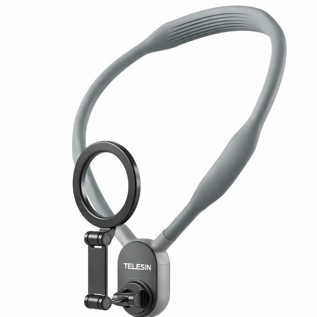 Silicone Magnetic Neck Mount Quick Release Hold For Phone