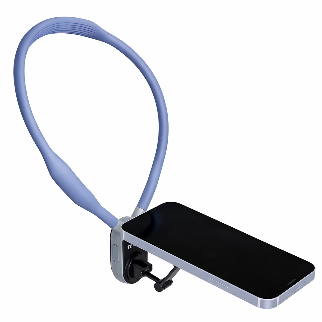 Silicone Magnetic Neck Mount Quick Release Hold For Phone