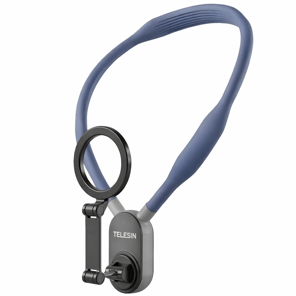 Silicone Magnetic Neck Mount Quick Release Hold For Phone