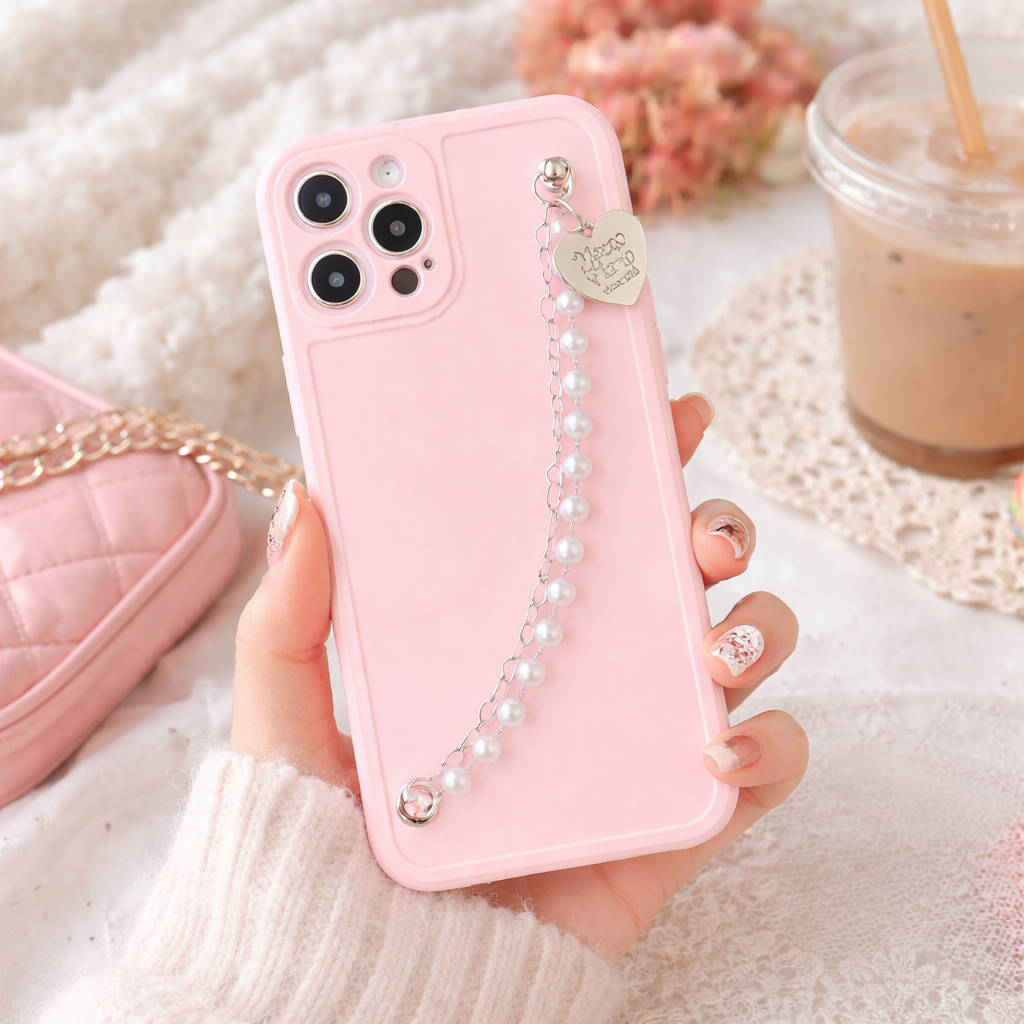 Silicone Chain Phone Case for iPhone