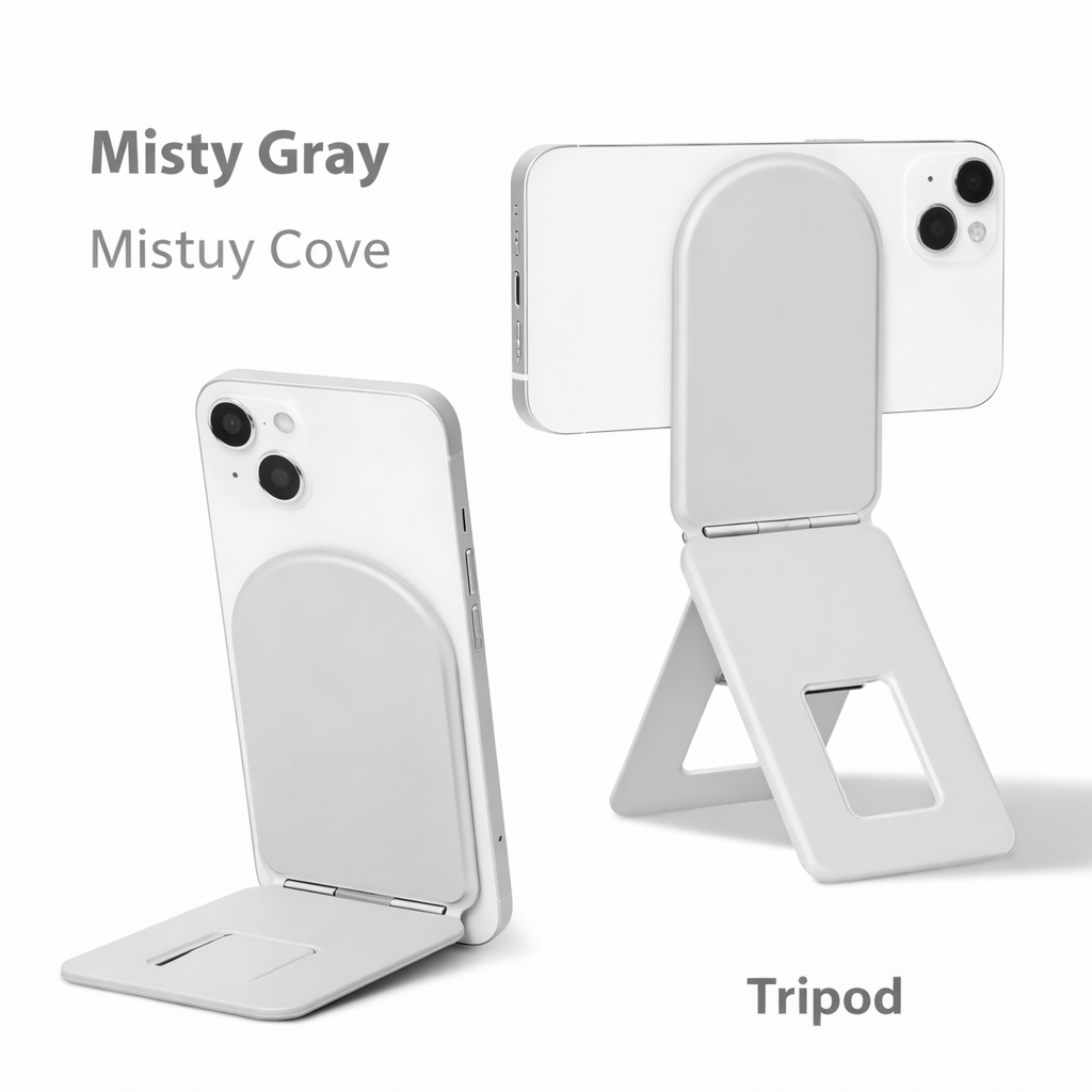 Multifunctional Leather Selfie Phone Stand