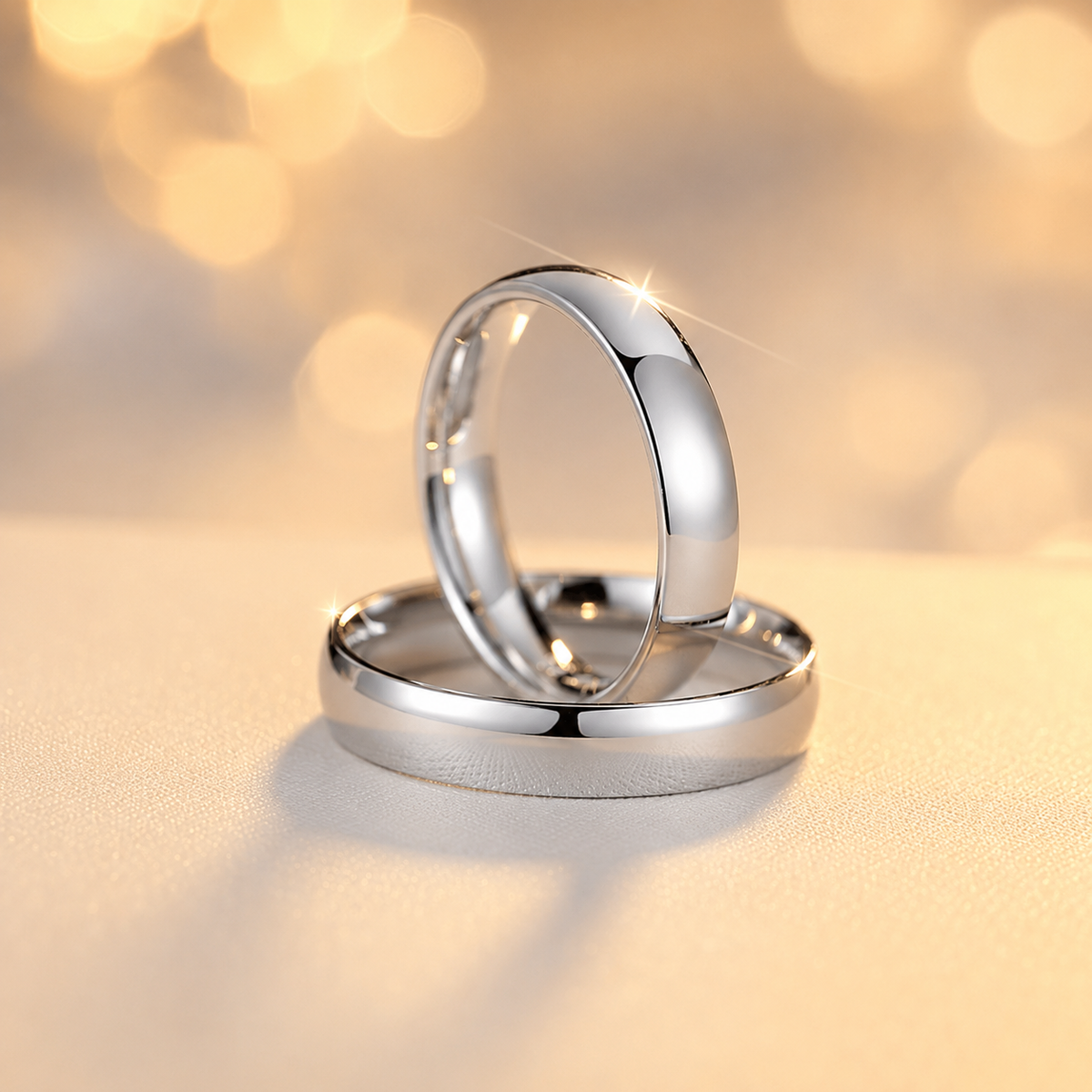 925 Sterling Silver Couple Ring