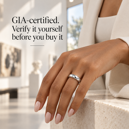 925 Sterling Silver Couple Ring